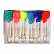 Colourful Tassel Paper Clips By Meri Meri